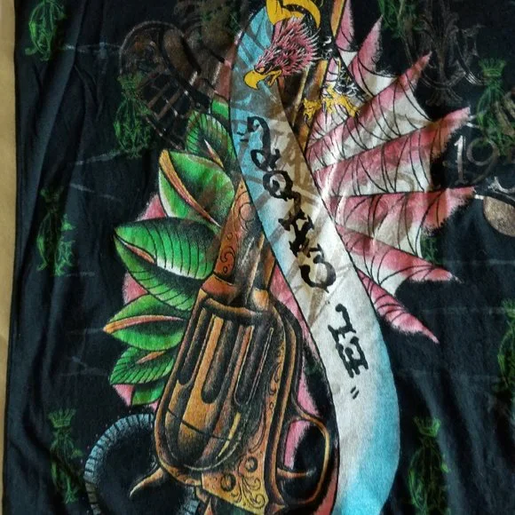 Christian Audigier. Very Rare Vintage beautiful collectible t-shirt .  L… - Picture 5 of 16